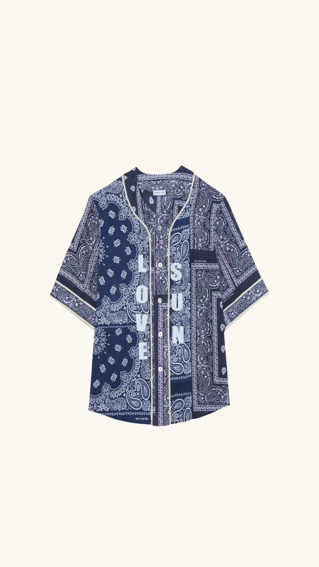 Bandana navy shirt