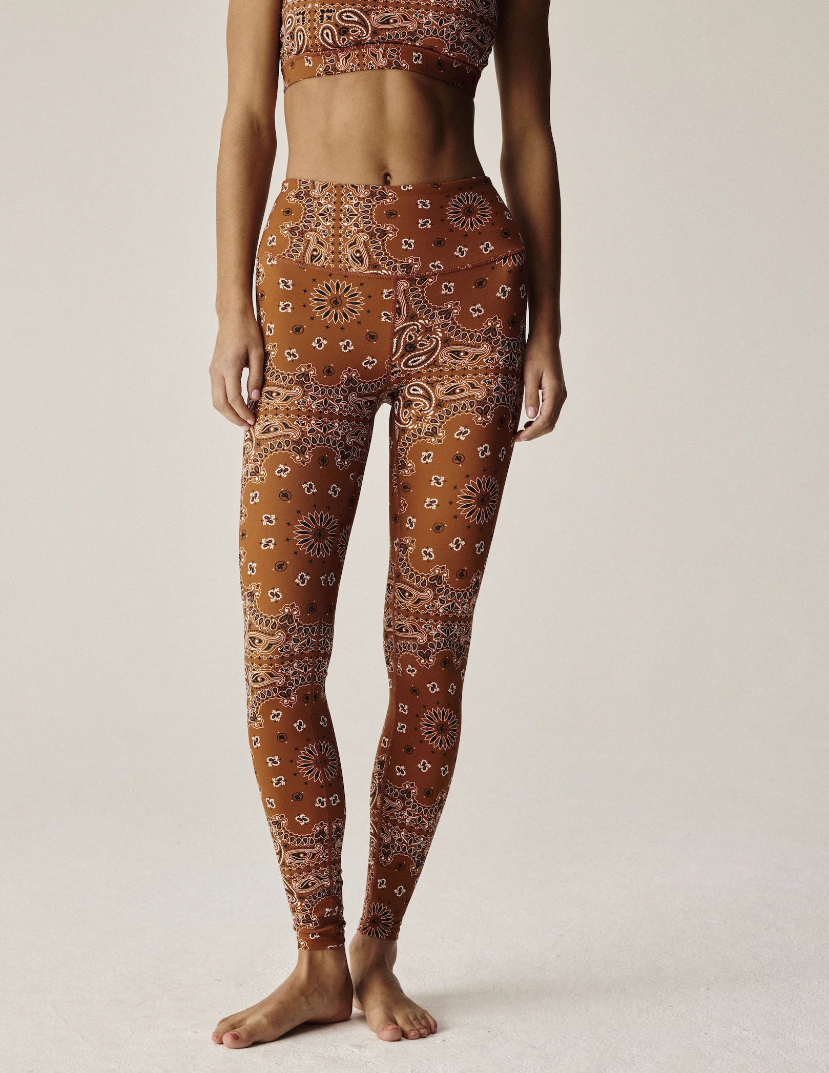 Yoga legging terracotta bandana - Image 2